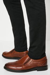 Кожаные повседневные туфли без шнуровки Airsoft Comfort Debenhams, коричневый