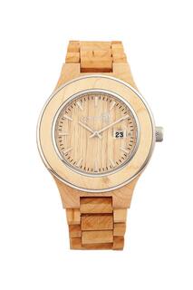 Часы-браслет Cherokee с увеличенной датой Earth Wood, хаки