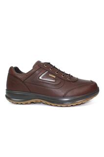 Кожаные прогулочные туфли Airwalker Grisport, коричневый