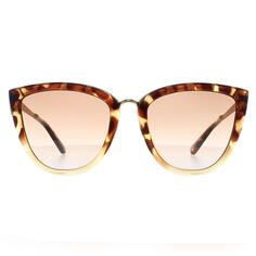 Черепаховые коричневые с градиентом «кошачий глаз» TB1642 Doris солнцезащитные очки Ted Baker, коричневый