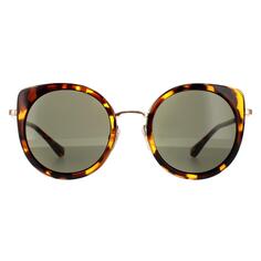 Черепахово-серые солнцезащитные очки «кошачий глаз» Ted Baker, коричневый