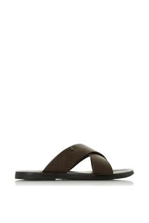 Кожаные сандалии Frank Dune London, коричневый