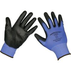 ПАРА — БОЛЬШИЕ легкие перчатки с точным захватом — эластичное запястье — рабочие перчатки Loops, мультиколор