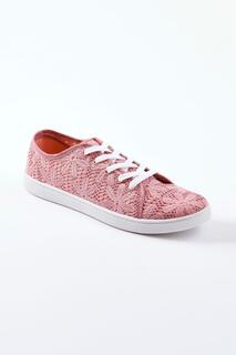 Туфли на шнуровке крючком Cotton Traders, розовый