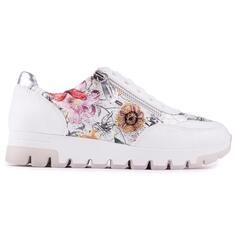 Спортивные кроссовки Side Zip Flower Trainers JANA, белый