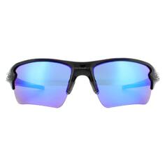 Спортивные полированные черные поляризованные солнцезащитные очки Prizm с сапфировым стеклом иридием Oakley, черный