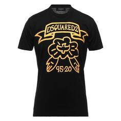 Черная футболка Cool Fit с логотипом Bird Dsquared2, черный
