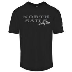 Черная футболка Sailing Team North Sails, черный