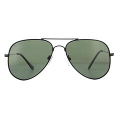 Матовые черные матовые черные G15 зеленые поляризованные солнцезащитные очки Aviator montana, черный