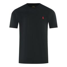 Черная футболка Polo Ralph Lauren, черный