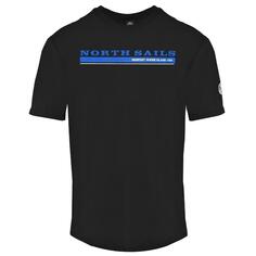 Черная футболка с логотипом Newport North Sails, черный