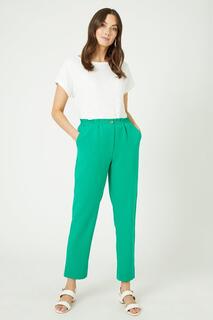 Спортивные штаны с эластичной талией и тонкими штанинами Debenhams, зеленый