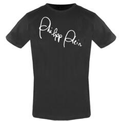 Черная футболка с фирменным логотипом Underwear Philipp Plein, черный