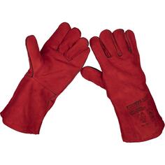 Кожаные сварочные рукавицы PAIR на подкладке — превосходная защита от тепла и брызг Loops, мультиколор