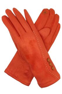 Перчатка с пуговицами LL Accessories, оранжевый