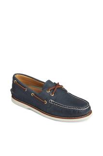 Кожаные туфли Gold Cup Authentic Original Sperry, темно-синий