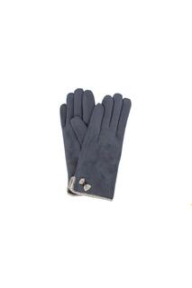 Перчатки Gaby из искусственной замши для сенсорного экрана Eastern Counties Leather, темно-синий