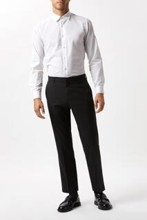 Приталенные темно-серые брюки Essential Plus And Tall Burton, серый
