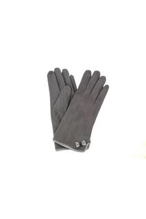 Перчатки Gaby из искусственной замши для сенсорного экрана Eastern Counties Leather, серый
