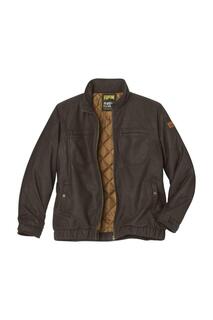 Стеганая водоотталкивающая куртка из искусственной замши Atlas for Men, коричневый