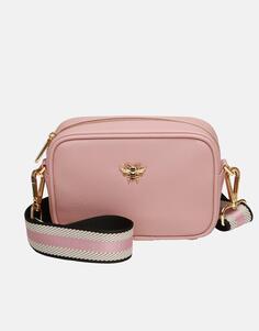 Миниатюрная сумка через плечо Mayfair Camera ALICE WHEELER LONDON, розовый
