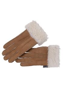 Перчатки из овчины с манжетой Nordvek, коричневый