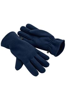 Перчатки из переработанного флиса Beechfield, темно-синий Beechfield®