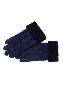 Перчатки из овчины с манжетой Nordvek, синий