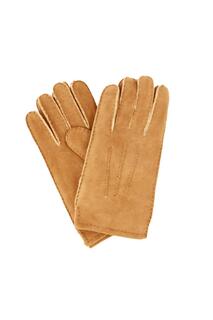 Перчатки из овчины с трехточечной строчкой Eastern Counties Leather, коричневый