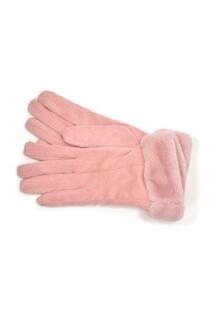 Перчатки на подкладке из шерпа Foxbury, розовый