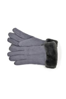 Перчатки на подкладке из шерпа Foxbury, серый