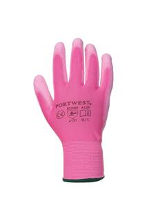 Перчатки с полиуретановым покрытием ладони (A120) Спецодежда Portwest, розовый