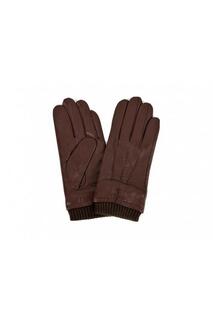 Перчатки с ребристыми манжетами Eastern Counties Leather, коричневый