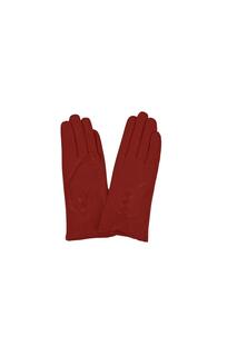 Перчатки с тремя пуговицами Eastern Counties Leather, красный