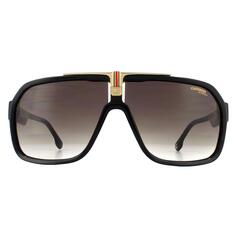 Черные коричневые солнцезащитные очки с градиентом Shield Carrera, черный