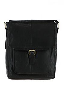 Дорожная сумка из винтажной кожи среднего размера Ashwood Leather, черный
