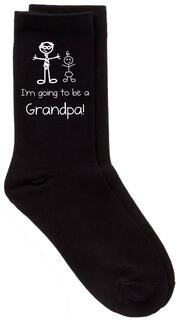 Черные носки «Я собираюсь стать дедушкой» 60 SECOND MAKEOVER, черный