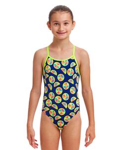 Купальник You Lemon Diamond Back - Синий/Желтый Funkita, синий