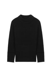 Пуловер с круглым вырезом CityComfort, черный