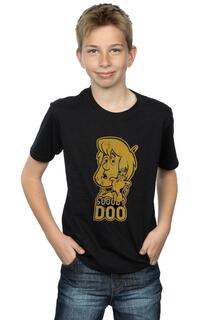 И лохматая футболка Scooby Doo, черный
