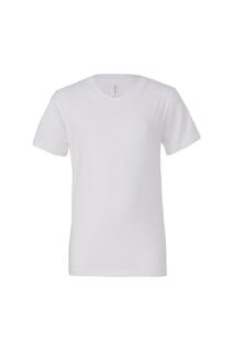 Молодежная футболка из джерси с короткими рукавами Bella + Canvas, белый
