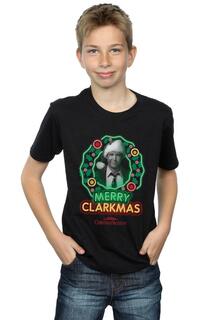 Футболка Clarkmas в оттенках серого National Lampoon&apos;s Christmas Vacation, черный