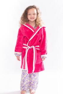 Роскошный подарочный набор из халата Dizzy Daisy и пижамы на пуговицах Luca and Rosa, розовый