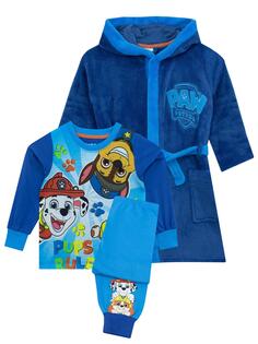 Комплект из халата и пижамы Paw Patrol, синий