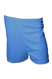 Футбольные шорты с микрополосками Precision, синий