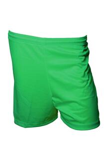 Футбольные шорты с микрополосками Precision, зеленый