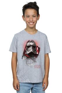 Матовая футболка «Последний джедай, капитан Фазма» Star Wars, серый
