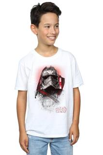 Матовая футболка «Последний джедай, капитан Фазма» Star Wars, белый