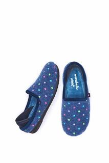 Туфли Mini Glace на пятнистом каблуке Moshulu, синий