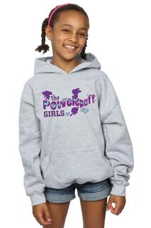Фиолетовый худи с логотипом Powerpuff Girls, серый
